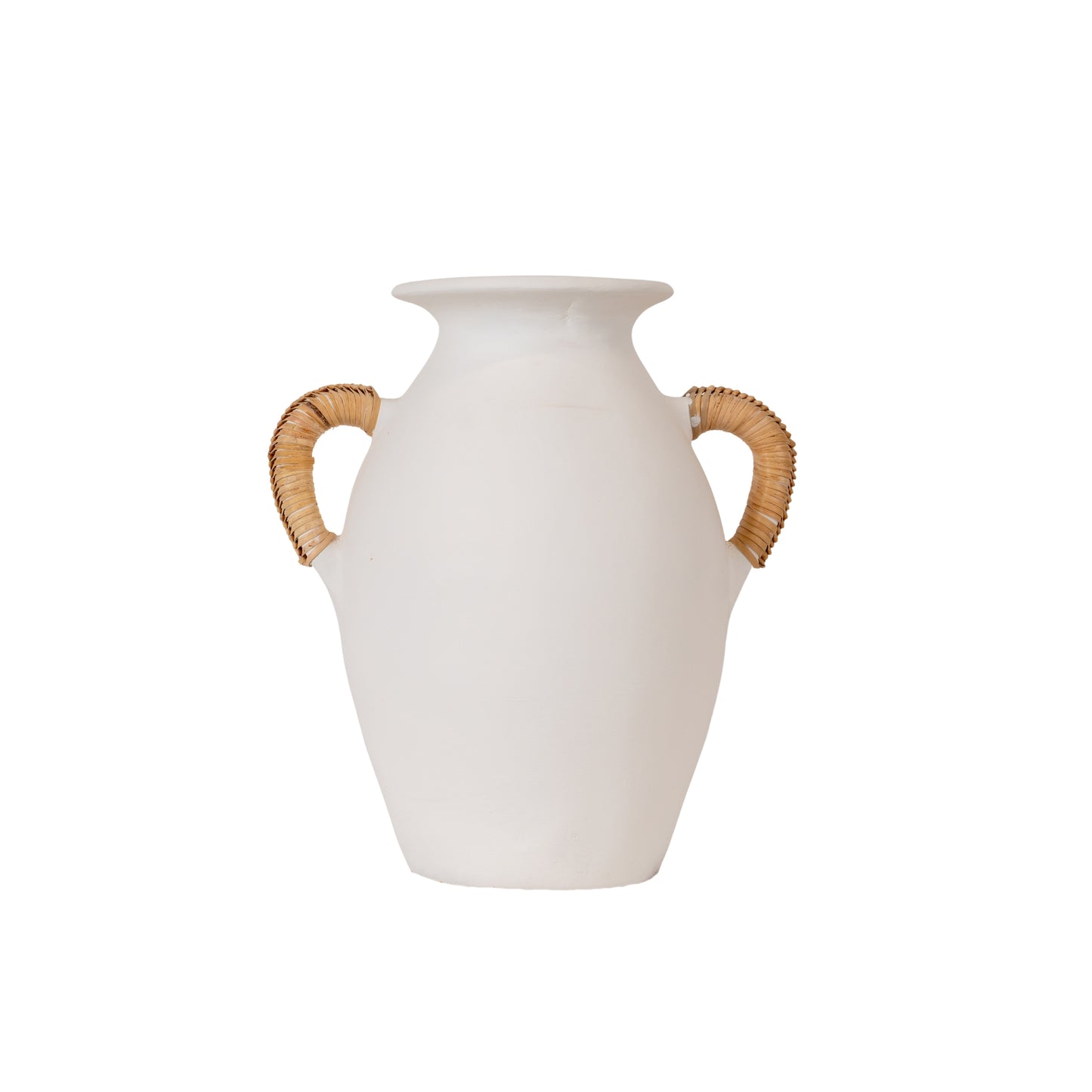 Riviera White with Rattan Vessel