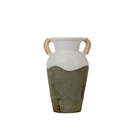 Amalfi Olive Wash Medium Vessel