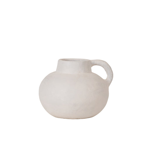Alba Textured White Medium Vessel