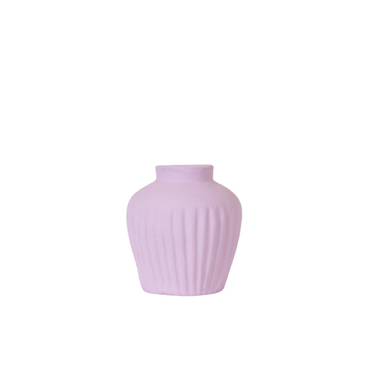 Garis Ribbed Lilac Mini Vessel