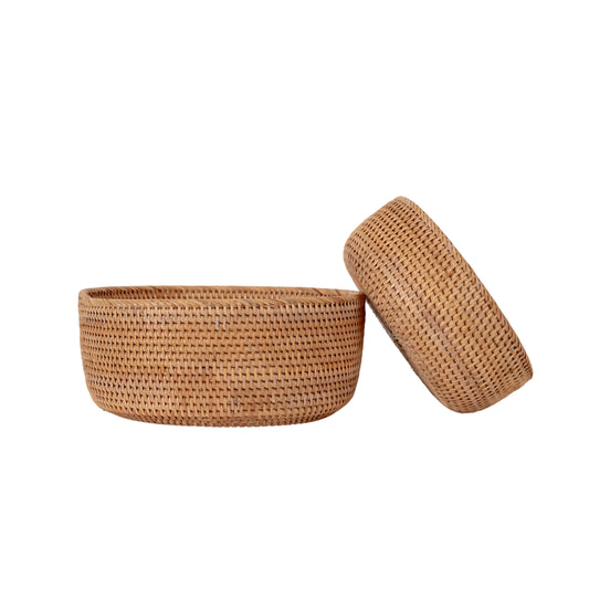 Arbor Woven Bowl Set of Two - Honey