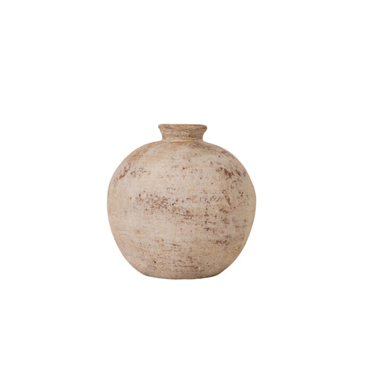 Orla Ochre with White Wash Large Vessel