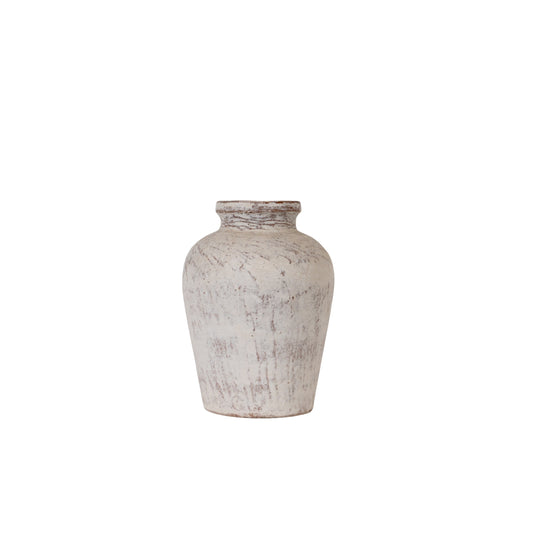 Haven White Wash Large Vessel