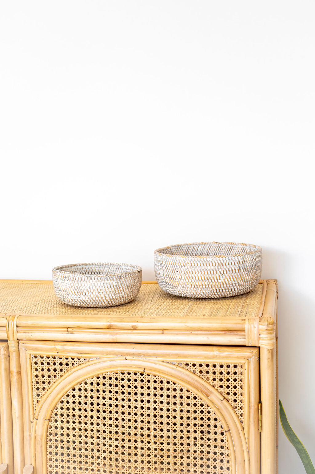 Arbor Woven Bowl Set of Two - Macadamia